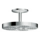 hansgrohe Douche de tête Axor One avec raccord plafond, 1 jet, chrome-1
