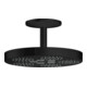 hansgrohe Douche de tête Axor One avec raccord plafond, 1 jet, noir mat-1