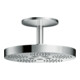 hansgrohe Douche de tête Axor One avec raccord plafond, 2 jets, chrome-1