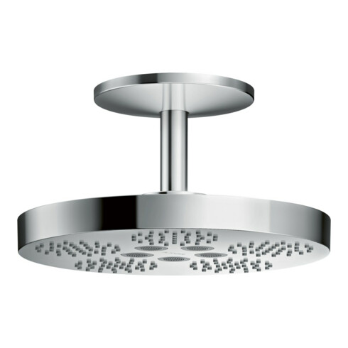 hansgrohe Douche de tête Axor One avec raccord plafond, 2 jets, chrome