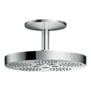 hansgrohe Douche de tête Axor One avec raccord plafond, 2 jets, chrome