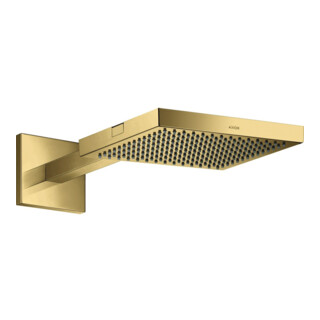hansgrohe Douche de tête Axor Starck avec bras, chromé, 240x240 mm, 1 an, poli or optique