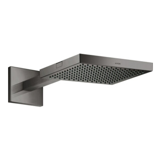 hansgrohe Douche de tête Axor Starck avec bras, chrome, 240x240 mm, 1j, poli bleu vc