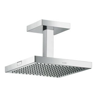 hansgrohe Douche de tête Axor Starck avec raccord plafond, 240x240 mm, 1 jet, chrome