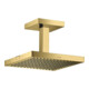 hansgrohe Douche de tête Axor Starck m plafond, 240x240 mm, 1 an, poli or opt-1
