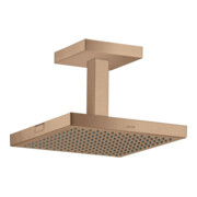 hansgrohe Douche de tête Axor Starck pour plafond, 240x240 mm, 1 jet, brossée, ronde