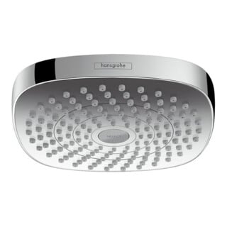 hansgrohe Douche de tête Croma Select E 187x187 mm, 2 jets, blanc/chrome