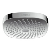 hansgrohe Douche de tête Croma Select E 187x187 mm, 2 jets, blanc/chrome-1