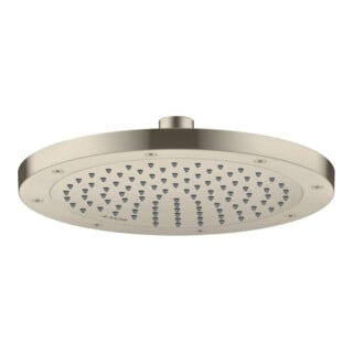 hansgrohe Douche de tête EcoSmart plus Axor encastrée, 245 mm, 1 an, nickel brossé