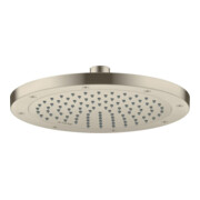 hansgrohe Douche de tête EcoSmart plus Axor encastrée, 245 mm, 1 an, nickel brossé