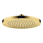 hansgrohe Douche de tête EcoSmart plus Axor encastrée, 245 mm, 1 an, or poli opt