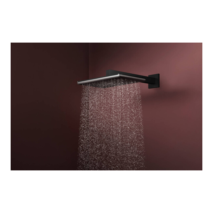 hansgrohe Douche de tête Raindance Alive Q 2jets, pression min. 1 bar, noir mat