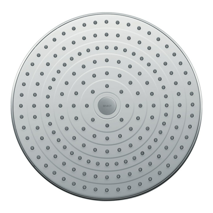 hansgrohe Douche de tête Raindance Select S 300 avec bras de douche, 2 jets, blanc/chrome