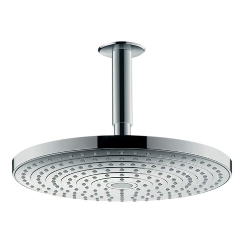 hansgrohe Douche de tête Raindance Select S 300 avec raccord plafond, 2 jets, chrome