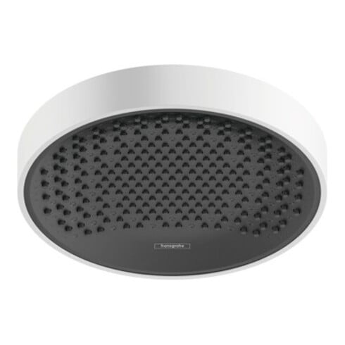 hansgrohe Douche de tête Rainfinity 250 Sortie 273 mm, 1 an, avec raccord mural, blanc mat