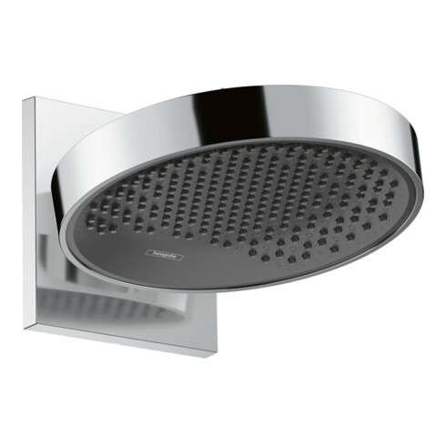 hansgrohe Douche de tête Rainfinity 250 Sortie 273 mm, 1 an, avec raccord mural, chrome