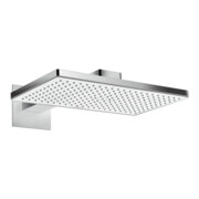 hansgrohe Douche de tête Rainmaker Select 460 1j, fixation murale, avec bras 462 mm, blanc/chrome-1