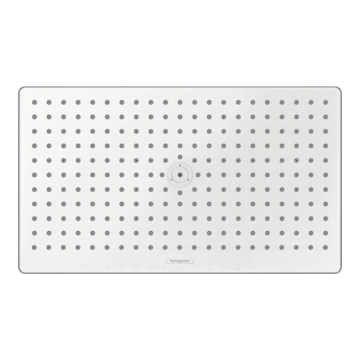 hansgrohe Douche de tête Rainmaker Select 460 1j, fixation murale, avec bras 462 mm, blanc/chrome
