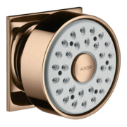 hansgrohe Douche latérale Axor angle, pivotante, 1 jet, rouge doré poli