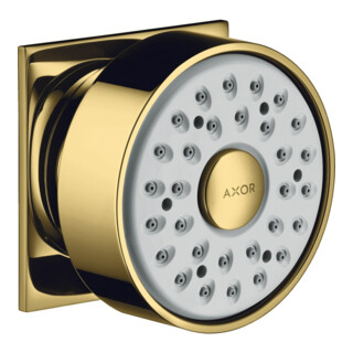 hansgrohe Douche latérale Axor d’angle, pivotante, 1 jet, optique or poli