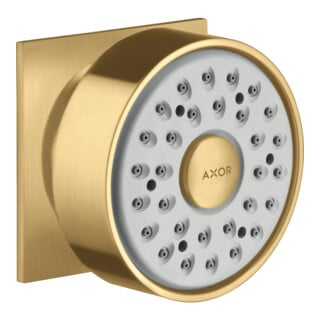hansgrohe Douche latérale Axor d’angle rosée, pivotante, 1 jet, or brossé opt.