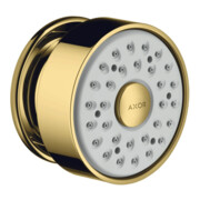 hansgrohe Douche latérale Axor rd Ros., pivotante, 1 jet, optique or poli