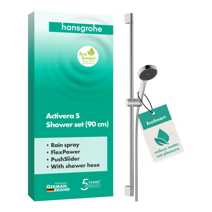 hansgrohe Doucheset ACT S Eco 7,1 l/m Boorafstand 915 mm chroom