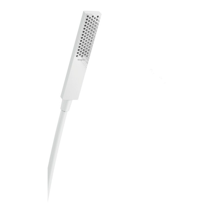 hansgrohe Douchette à main Pulsify E avec débit à 3 bar 8 l/min, blanc mat