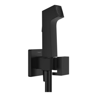 hansgrohe Douchette Bidette 1 jet, carrée, noir mat