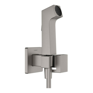 hansgrohe Douchette Bidette E pour eau froide avec tuyau 1250 mm et Porter BBC