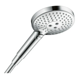 hansgrohe Douchette EcoSmart Axor, 120 mm, 3 jets, chrome, alimentation interne