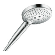 hansgrohe Douchette EcoSmart Axor, 120 mm, 3 jets, chrome, alimentation interne
