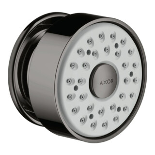 hansgrohe Douchette latérale Axor rd Ros., pivotante, 1 jet, chrome bleu poli