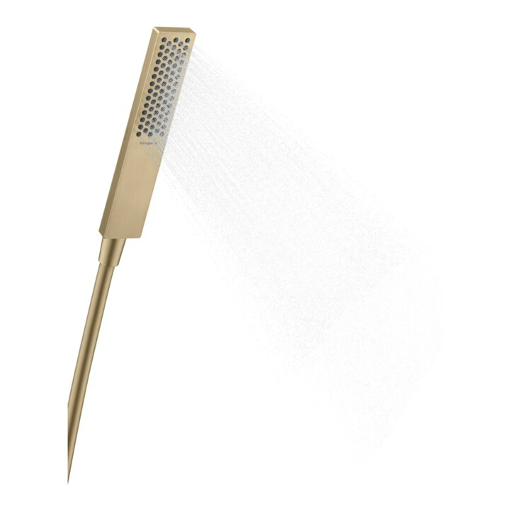hansgrohe Douchette Pulsify E avec débit 3 ou 8 l/min, bronze brossé