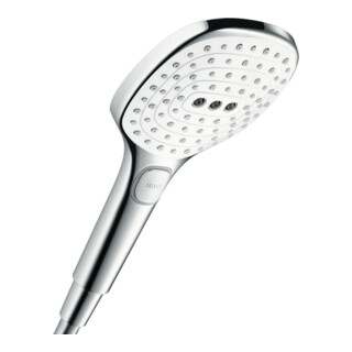 hansgrohe Douchette Raindance Select E 120 Tête de douche 120 mm, 3 jets, blanc chrome