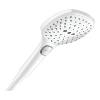 hansgrohe Douchette Raindance Select E 120 Tête de douche 120 mm, 3 jets, blanc mat