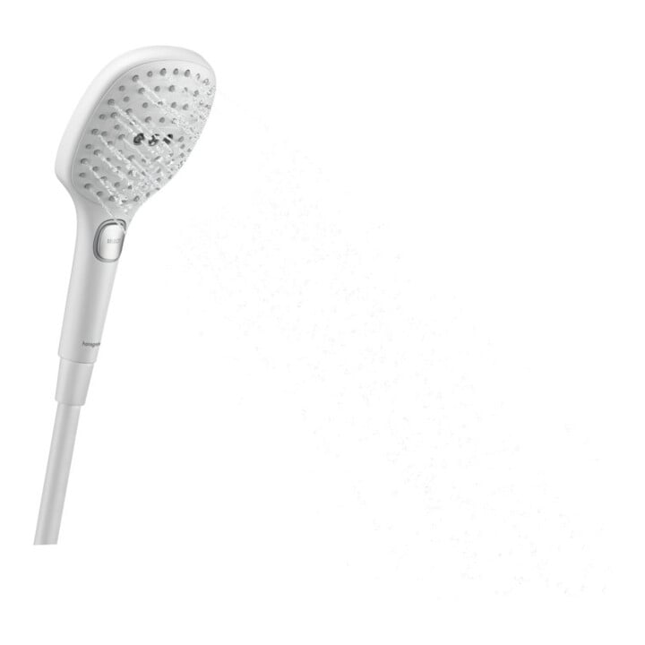 hansgrohe Douchette Raindance Select E 120 Tête de douche 120 mm, 3 jets, blanc mat