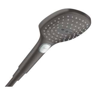 hansgrohe Douchette Raindance Select E 120 Tête de douche 120 mm, 3 jets, noir brossé