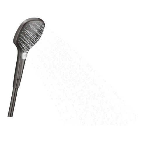 hansgrohe Douchette Raindance Select E 120 Tête de douche 120 mm, 3 jets, noir brossé