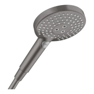 hansgrohe Douchette Raindance Select S 120 DN 15, 3 jets, tête Ø 125 mm, noir brossé