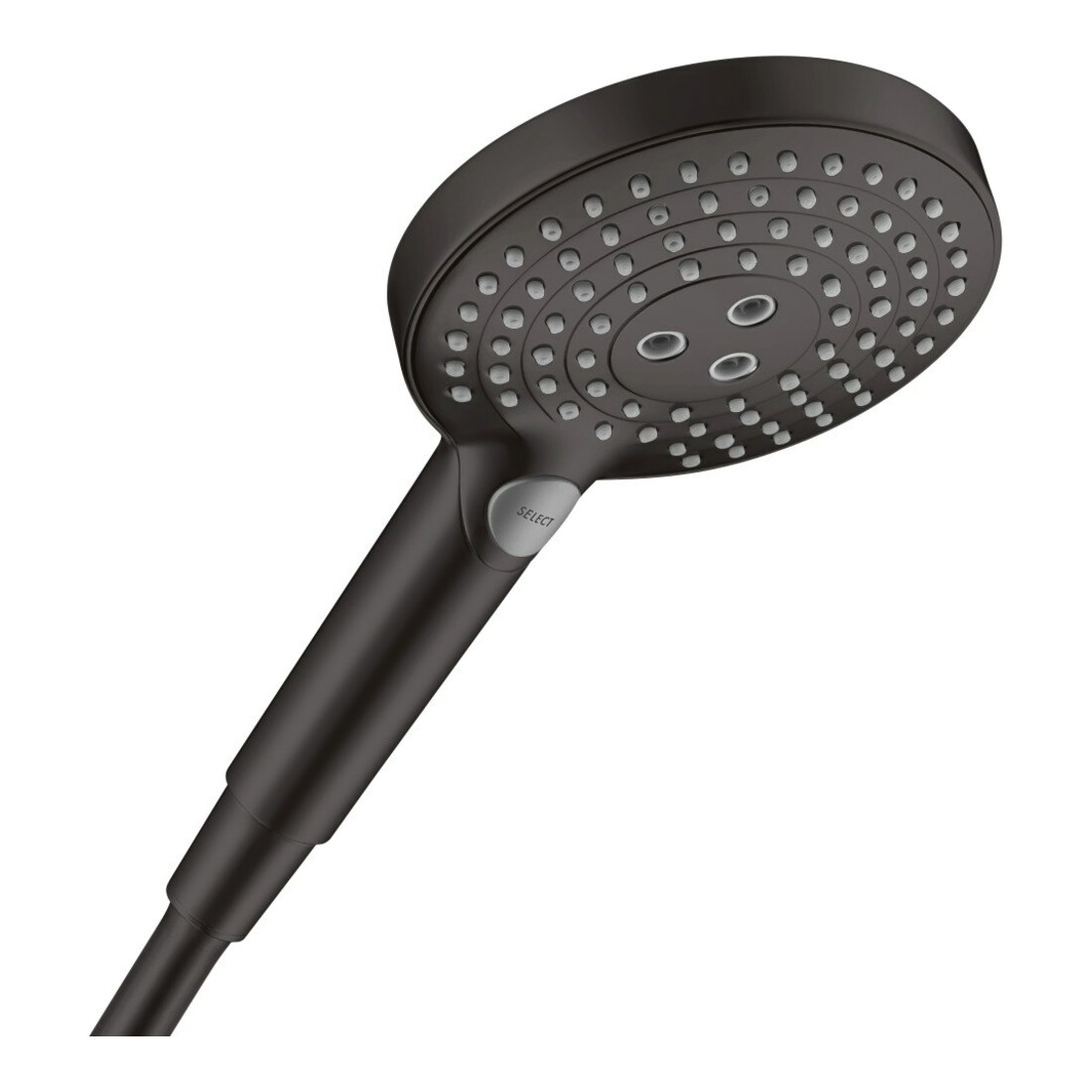 hansgrohe Douchette Raindance Select S 120 DN 15, 3 jets, tête d= 125 mm, noir mat