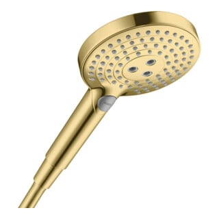 hansgrohe Douchette Raindance Select S 120 Tête Ø 125 mm, 3 jets, optique or poli