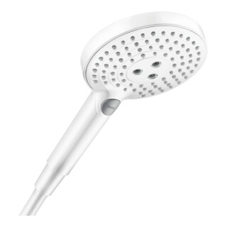 hansgrohe Douchette Raindance Select S 120 Tête de douche d=125 mm, 3 jets, blanc mat
