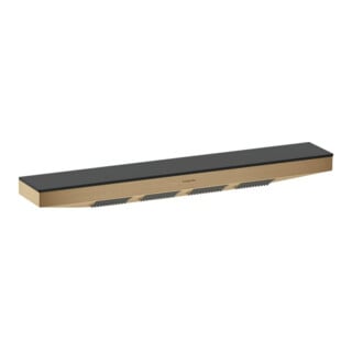 hansgrohe Douchette Rainfinity BK 502x80mm, avec tablette de douche, bronze brossé
