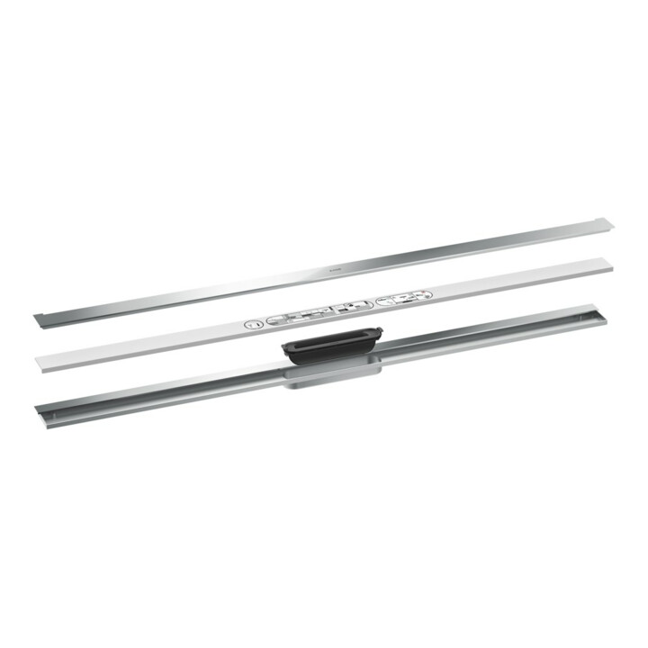 hansgrohe Drain de douche Drain 1200 mm, kit FM, pour montage mural, chrome