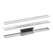 hansgrohe Drain de douche Drain 700 mm, kit complet, libre, blanc mat