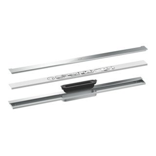 hansgrohe Drain de douche Drain 800 mm, kit complet, pour montage mural, chrome