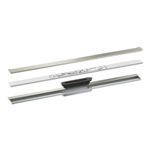 hansgrohe Drain de douche Drain 900 mm, set FM, pour montage mural, ES optic