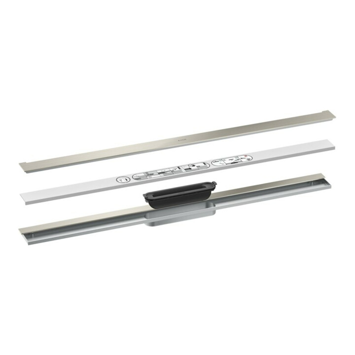 hansgrohe Drain de douche Drain 900 mm, set FM, pour montage mural, ES optic