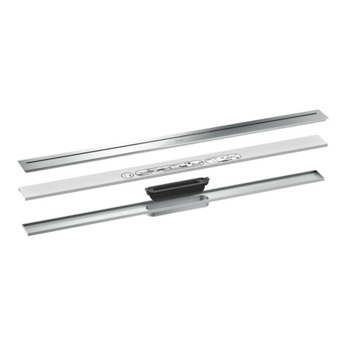 hansgrohe Duschrinne Drain 1000mm, Fertigset, frei im Raum, chrom